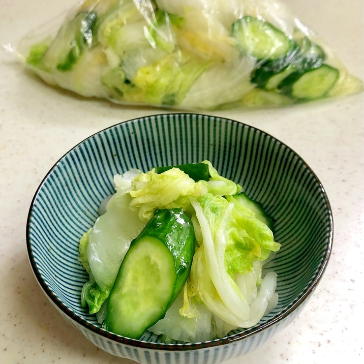 ★1時間で食べられる♡時短 白菜漬け★